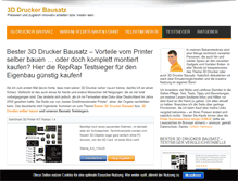Tablet Screenshot of bester-3d-drucker.com